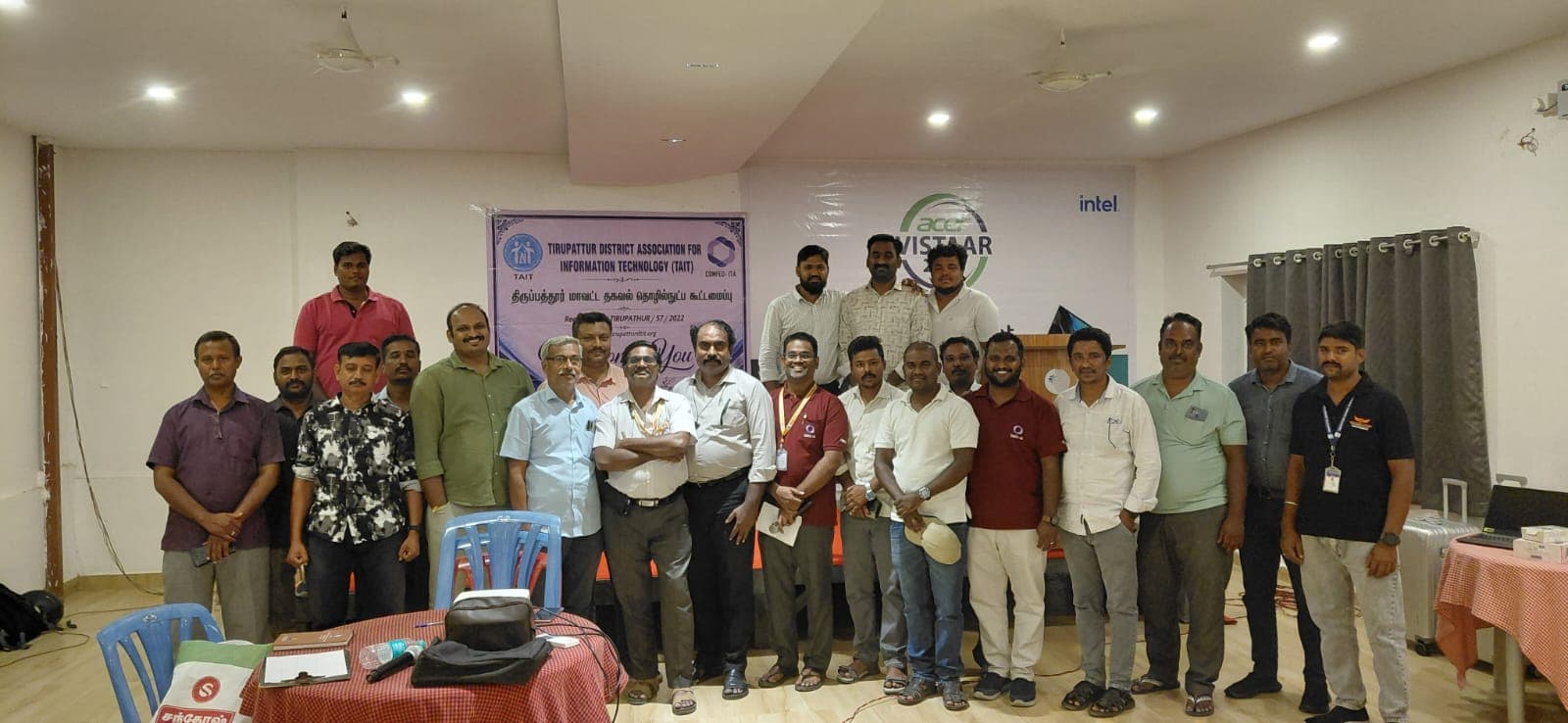 Members and the ACER team after the meeting